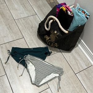 Lot of 2 Anne Cole bikini 👙 bottoms 🏊‍♂️ 🏝️